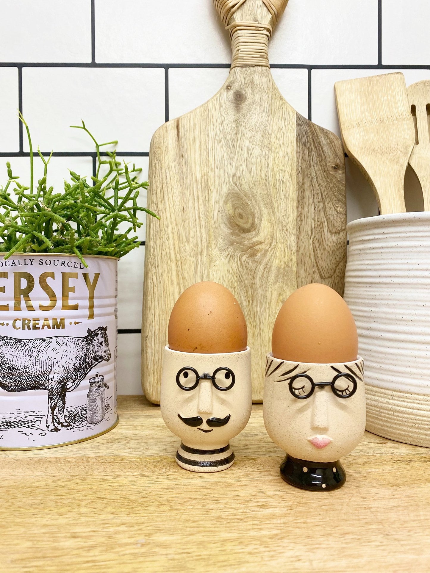 Mr and Mrs Egg Cups